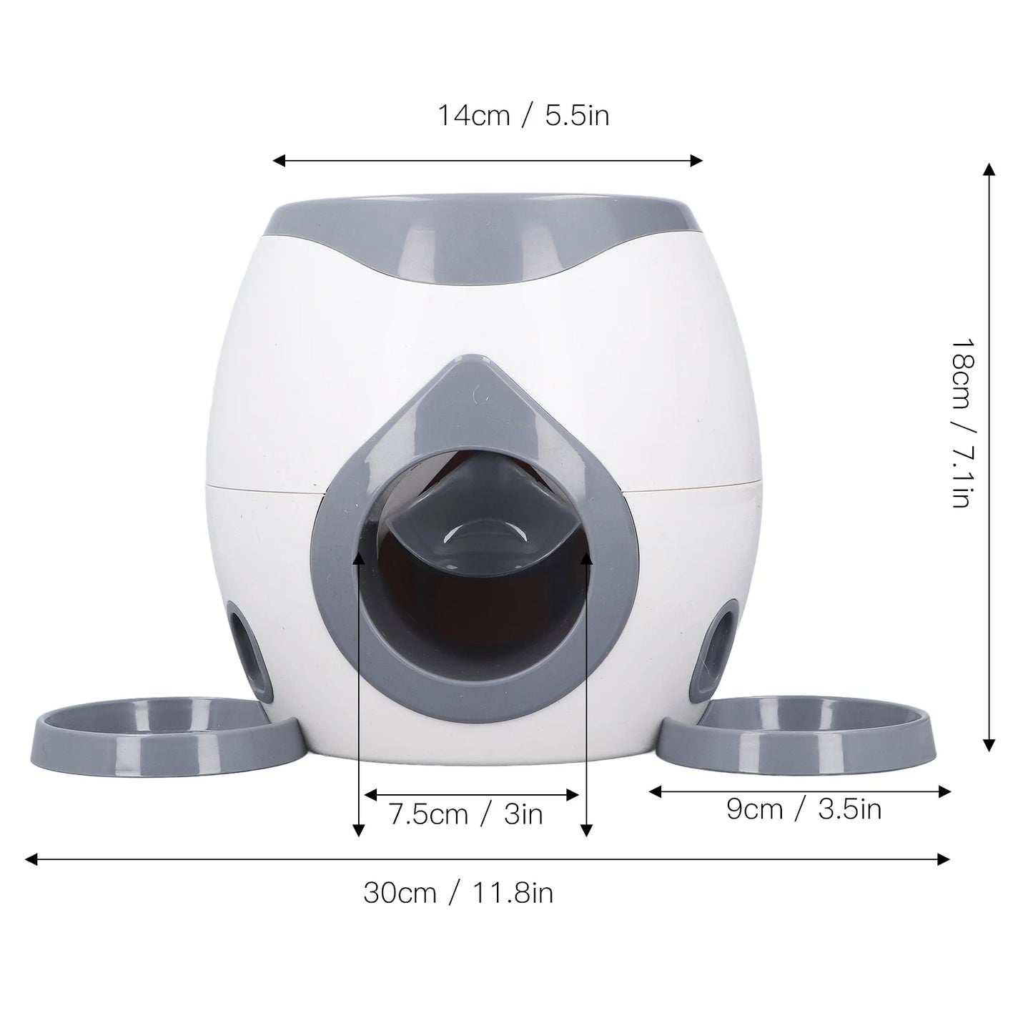 Dog Ball Feeding Toys Dog Tennis Ball Feeding Machine with 2 Tennis for Dog Training Dog Tennis Ball Machine